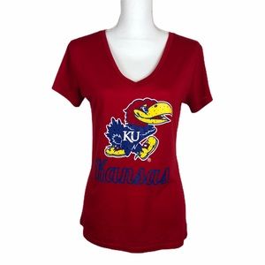 University of Kansas Jayhawks Short Sleeved Tee LG